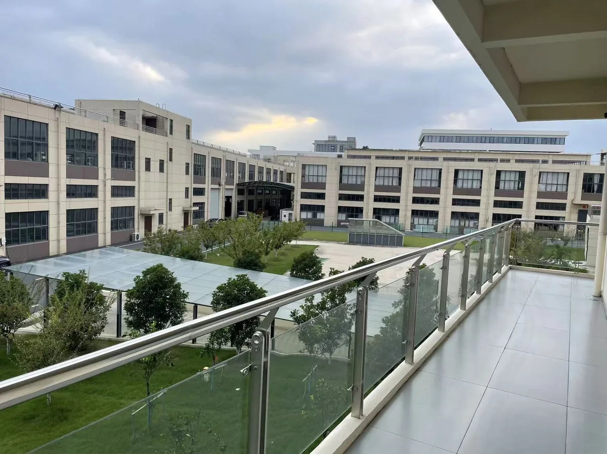 Factory campus courtyard view