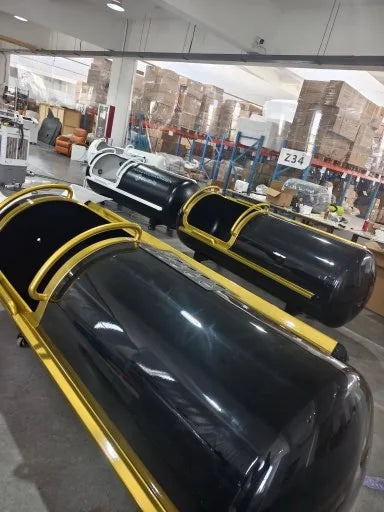 Hard shell chamber stock and packing area